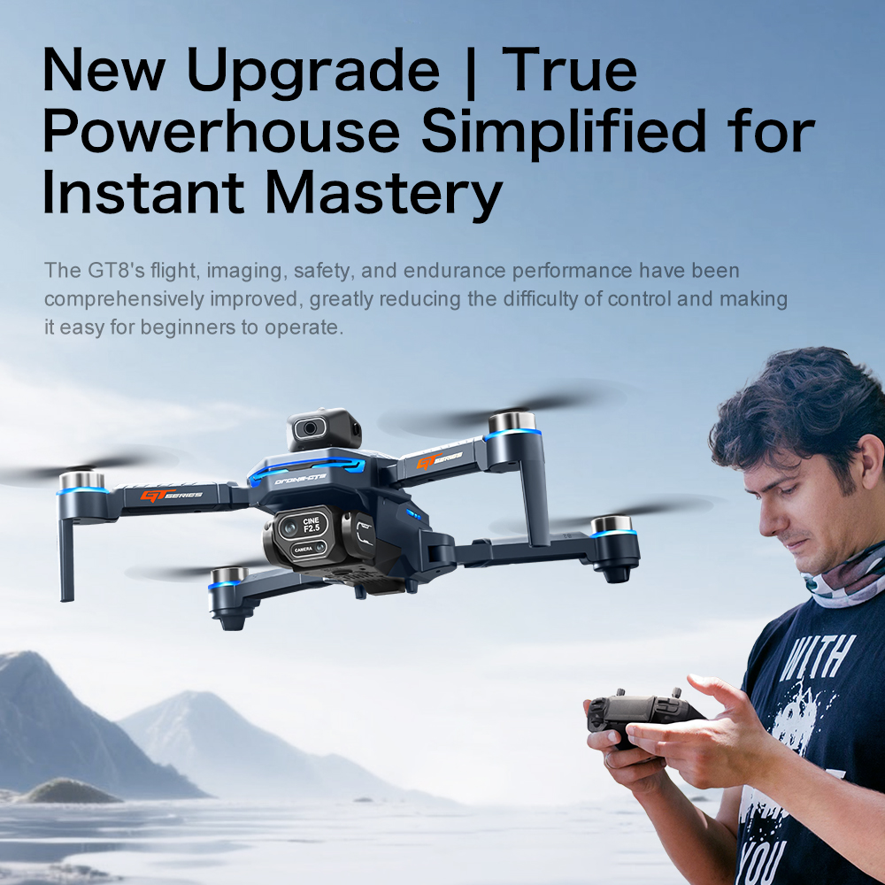 Original GT8 Drone 8K Professi - Drone Surveying ulasan dan harga