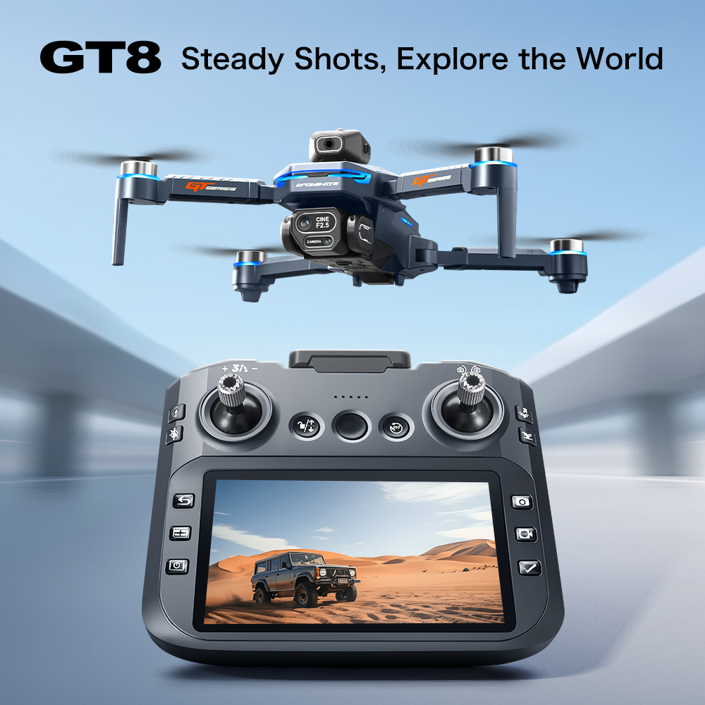 GT8 Max Foldable Drone 8K HD P - Drone Mapping ulasan dan harga