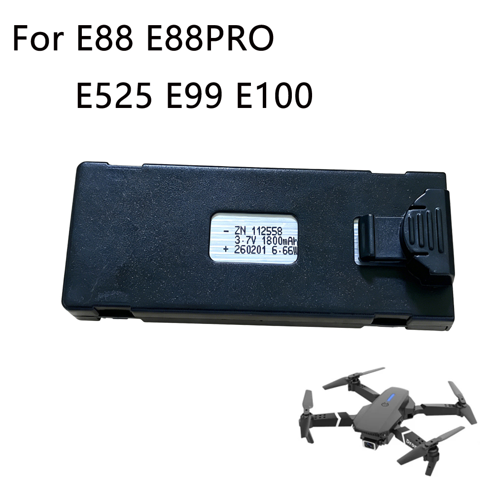 E88 Drone Battery 3.7V 1800mAh - Eachine Drone E58 ulasan dan harga