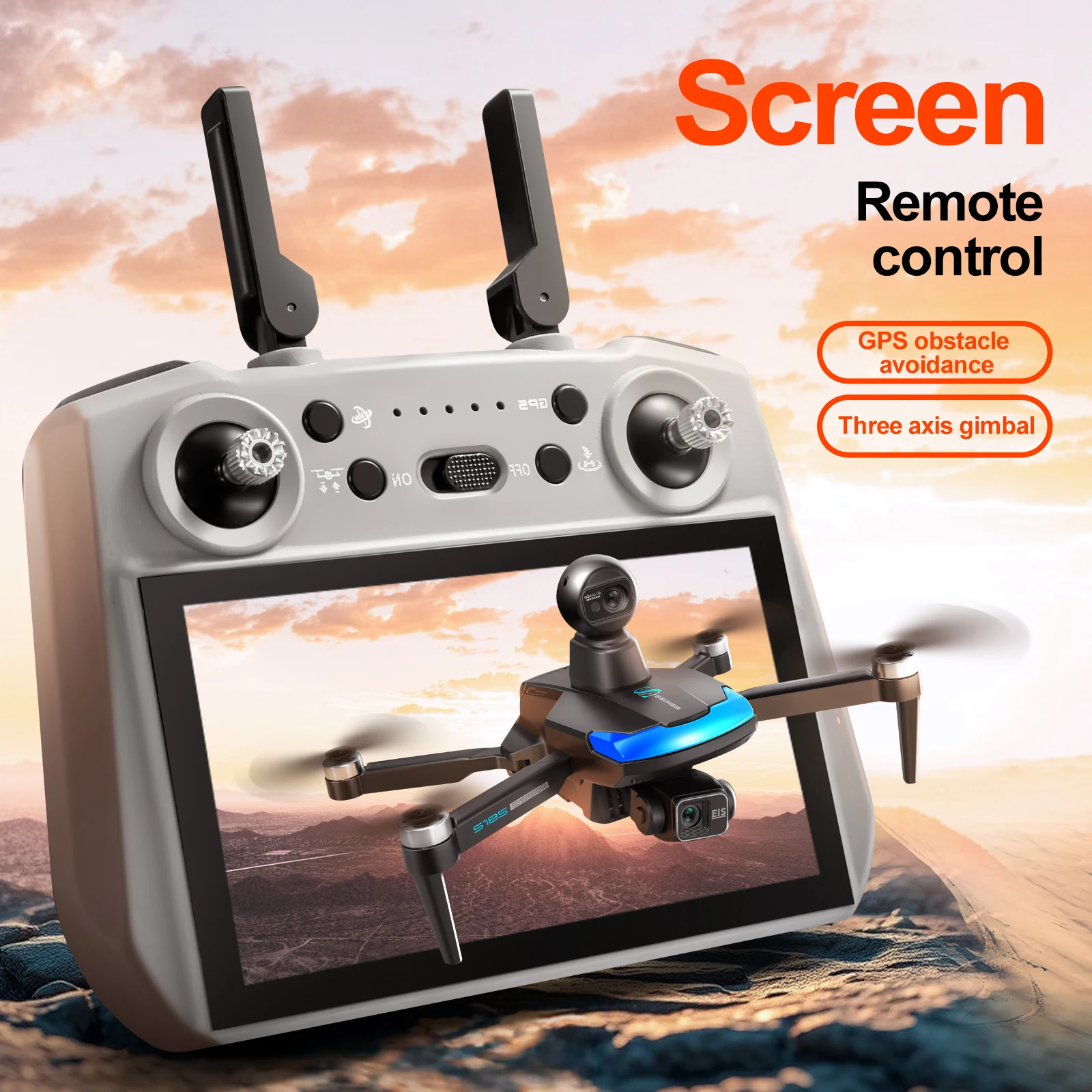 S185 Professional Drone 2.7K H - Drone Photogrammetry ulasan dan harga
