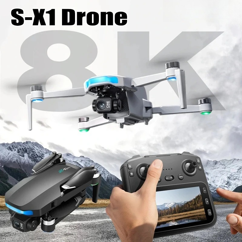 Original S-X1 Drone 8K HD Prof - Drone Surveying ulasan dan harga