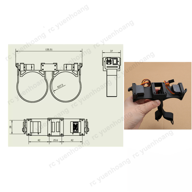 1PCS Adjustable Remote Control - Drone Thermal Imaging ulasan dan harga