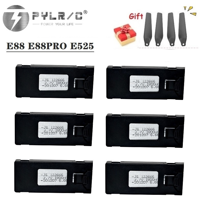 1/2/3/5/10Pcs 3.7V 1800Mah RC  - Eachine Drone E58 ulasan dan harga